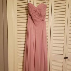 Blush bridesmaid dress